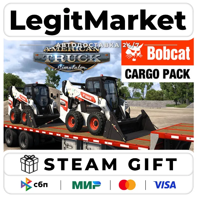 DLC American Truck Simulator - Bobcat Cargo Pack / Steam АВТО / РУ + МИР