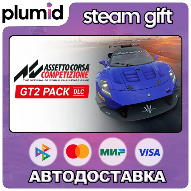 DLC Assetto Corsa Competizione - GT2 Pack Steam Gift / Россия + МИР / АВТО