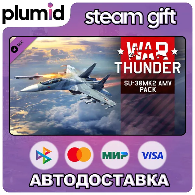 DLC War Thunder - Su-30MK2 AMV Pack Steam Gift / Россия + МИР / АВТО