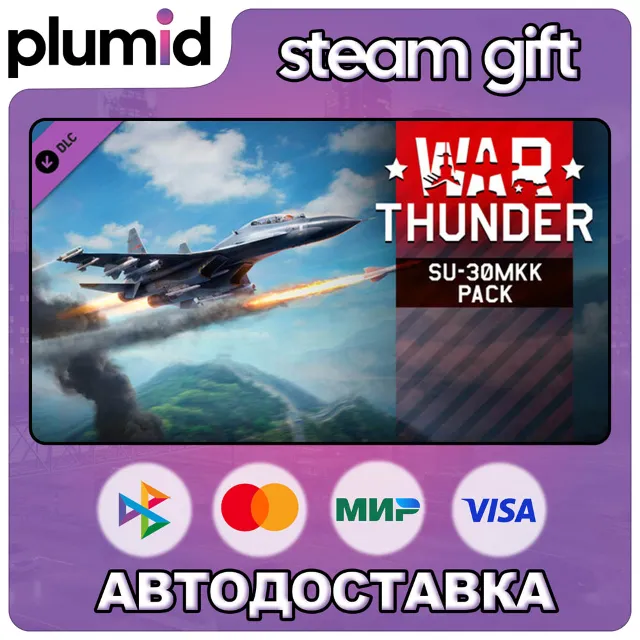 DLC War Thunder - Su-30MKK Pack Steam Gift / Россия + МИР / АВТО