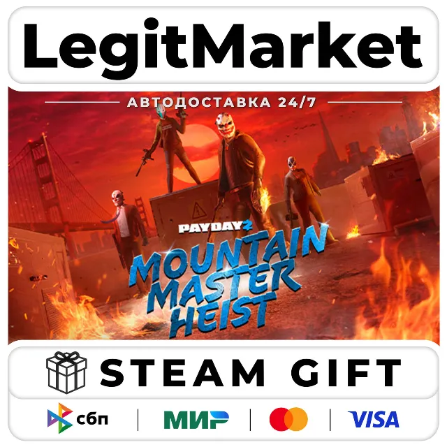 DLC PAYDAY 2: Mountain Master Heist / Steam АВТО / РУ + МИР