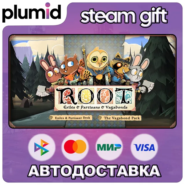 DLC Root: Exiles &amp; Partisans &amp; Vagabonds Steam Gift / Россия + МИР / АВТО