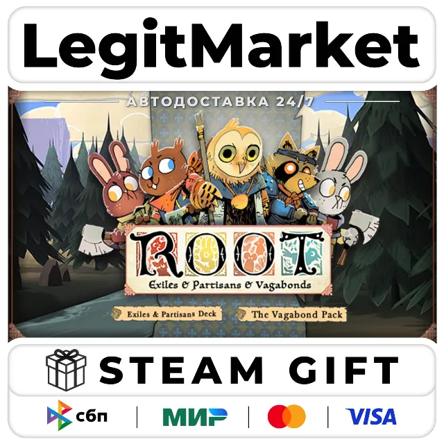 DLC Root: Exiles &amp; Partisans &amp; Vagabonds / Steam АВТО / РУ + МИР