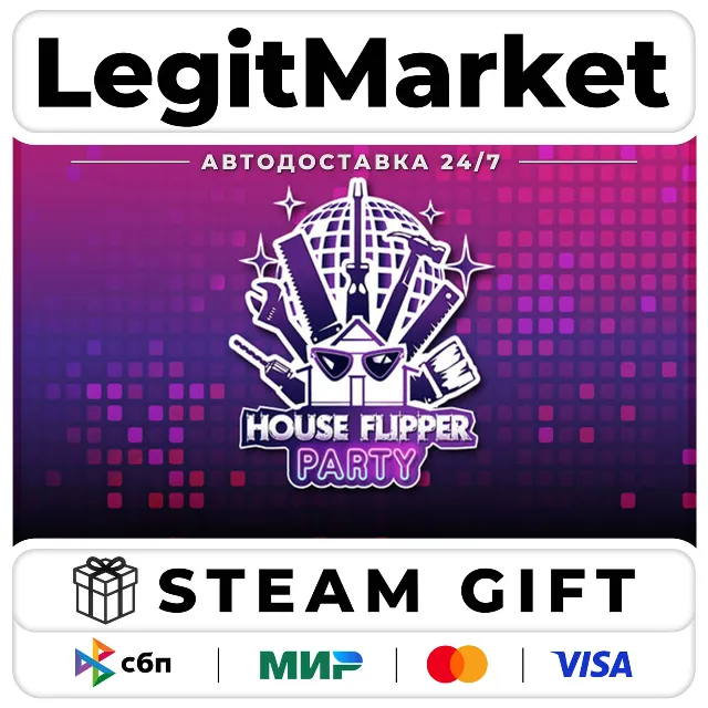 DLC House Flipper - Party Furniture Pack / Steam АВТО / РУ + МИР