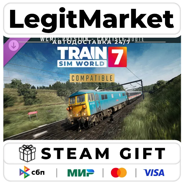 DLC Train Sim World 7: West Coast Main Line: Preston - Carlis / Steam АВТО / РУ + МИР
