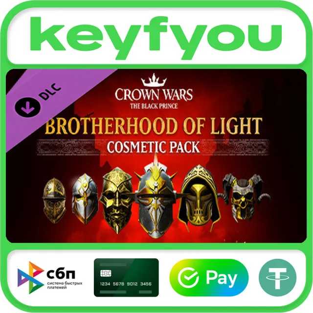 Crown Wars: The Black - Brotherhood of Light Cosmetic Pack / STEAM GLOBAL DLC КЛЮЧ 🔥