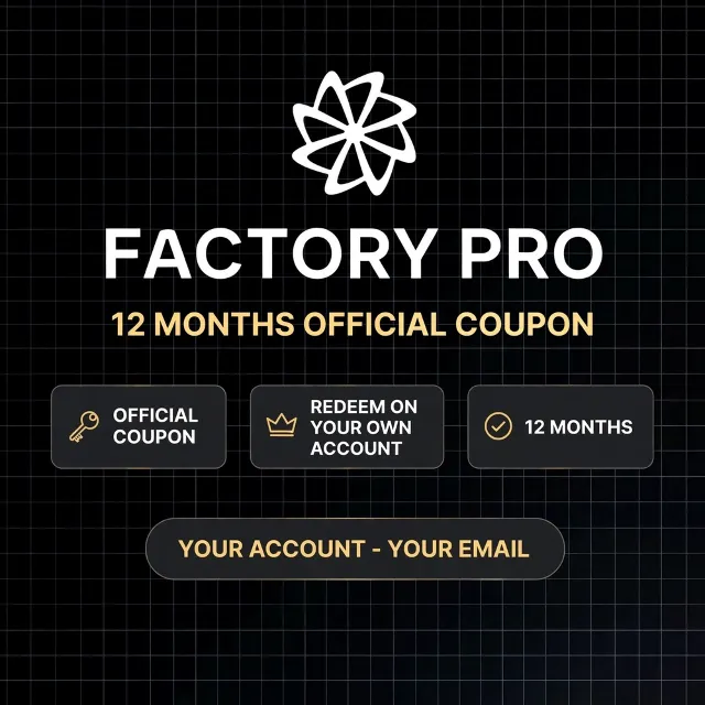 FACTORY PRO — 12 МЕСЯЦЕВ, ОФИЦИАЛЬНЫЙ КУПОН