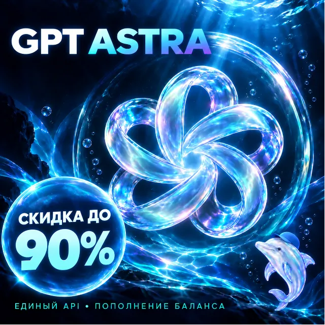 GPT Astra | Пополнение API-баланса | Автовыдача
