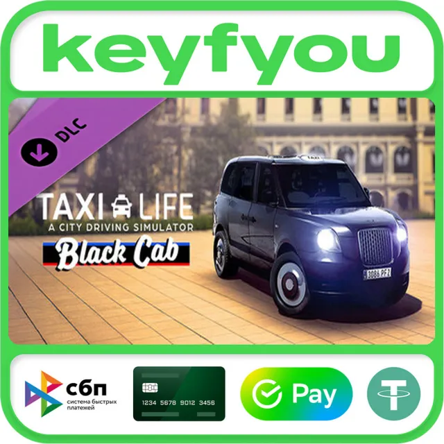 Taxi Life: A City Driving Simulator - Black Cab / STEAM GLOBAL DLC КЛЮЧ 🔥