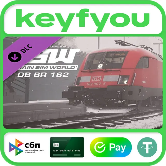 Train Sim World: DB BR 182 Loco Add-On / STEAM DLC КЛЮЧ 🔥