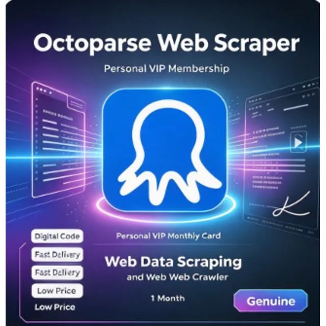 Octopus Data Collector | Персональное VIP-членство | 3 месяца | Пополните свой счет