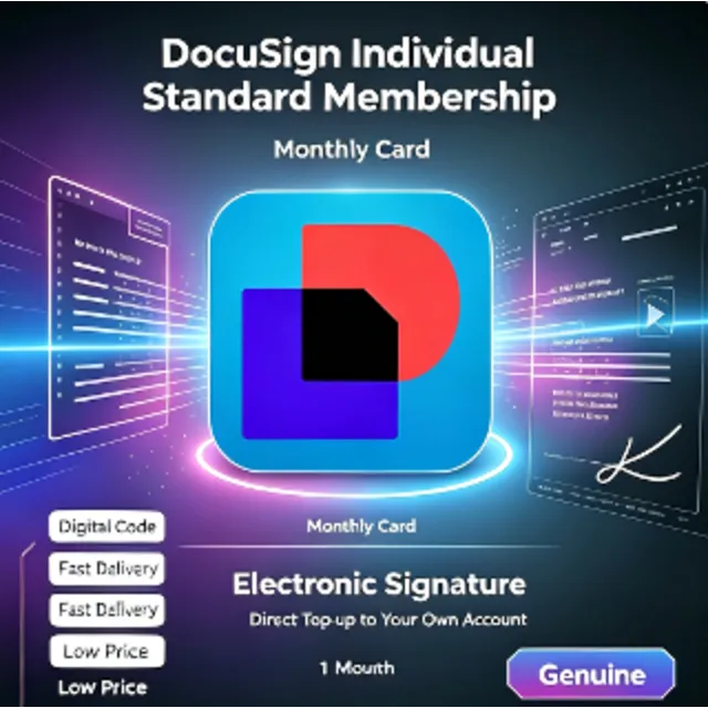 Стандартная индивидуальная подписка DocuSign | Ежемесячная карта | Электронная подпис