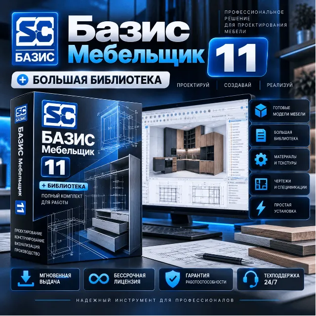 Базис Мебельщик 11 + Библиотека