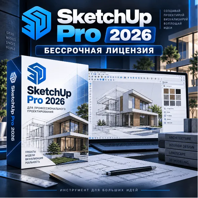 SketchUp Pro 2026 бессрочная лицензия