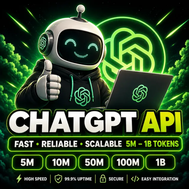 ChatGPT API | Fast Delivery | 5M–1B Tokens