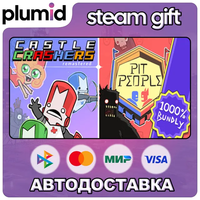 Castle Crashers and Pit People Steam Gift / Россия + МИР / АВТО