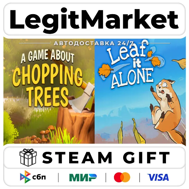 🌳 A Game About Chopping Trees x Leaf it Alone 🍂 / Steam АВТО / РУ + МИР
