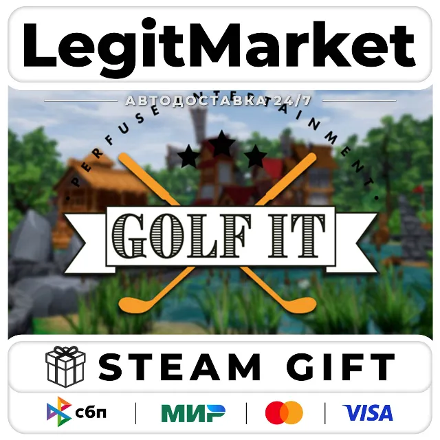 Golf It! / Steam АВТО / РУ + МИР