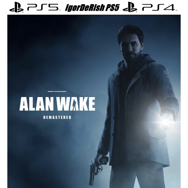 🟦 Alan Wake Remastered (Playstation PS5 PS4) ПОКУПКА ИГРЫ НА ВАШ АКАУНТ