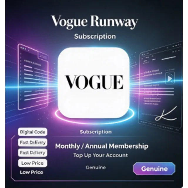 Vogue Runway | Подписка | Ежемесячная/годовая подписка | Пополнение счета