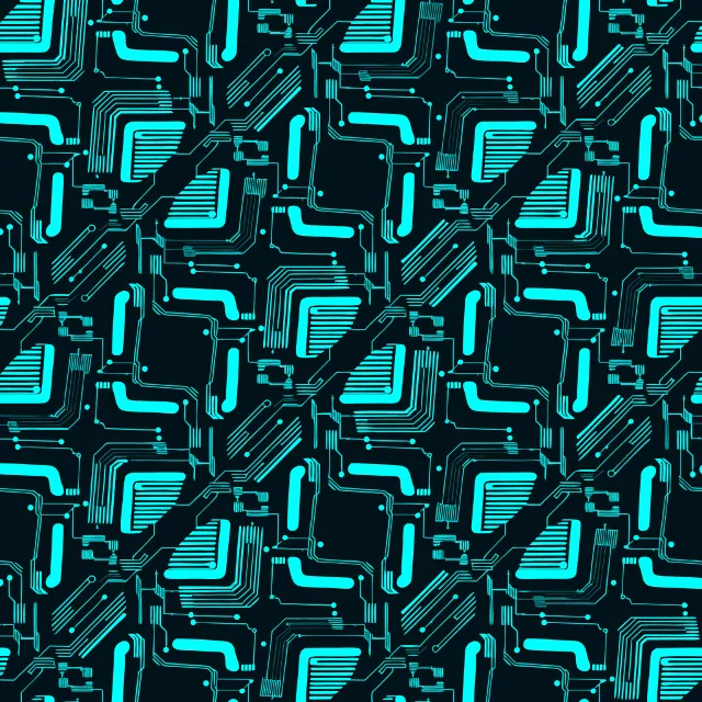 Киберпанк Технологичные Паттерны SVG