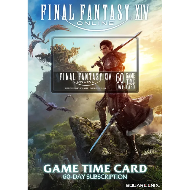 Final Fantasy XIV - 60 Days Game Time Card EU MOG STATION 60 ДНЕЙ ЕВРОПА