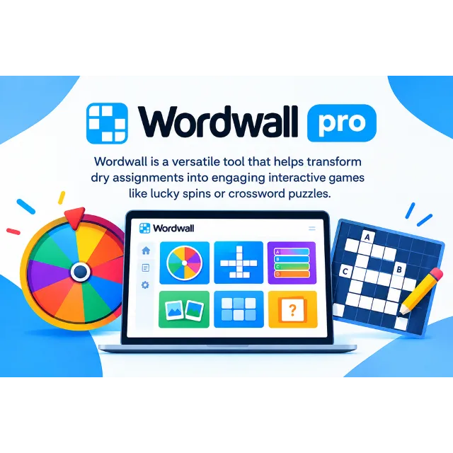 Wordwall Pro – Turn Lessons into Interactive Games| 1 year
