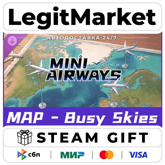 DLC Mini Airways - Busy Skies / Steam АВТО / РУ + МИР