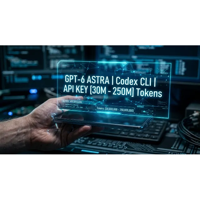 GPT-6 ASTRA | Codex CLI | API KEY [30M - 250M] Токенов