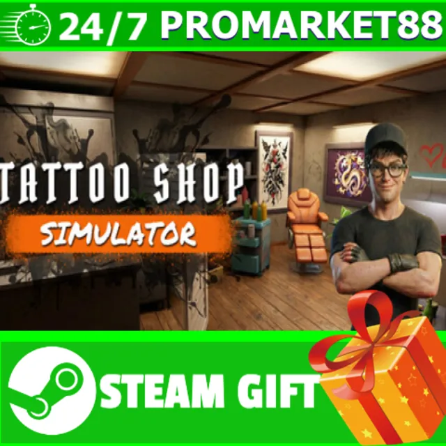 ️ВСЕ СТРАНЫ+РОССИЯ Tattoo Shop Simulator STEAM GIFT