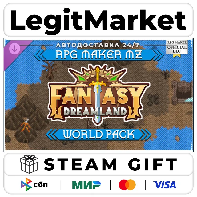 DLC RPG Maker MZ - Fantasy Dreamland - World Pack / Steam АВТО / РУ + МИР