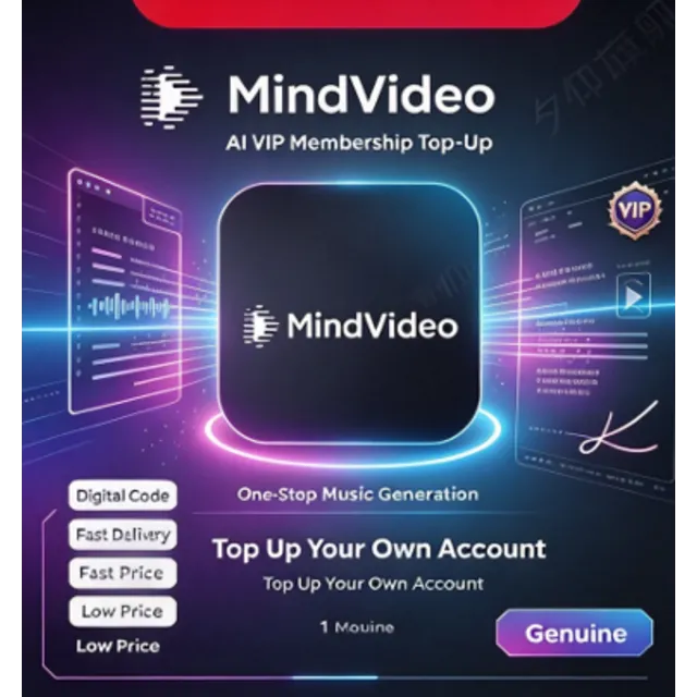 Пополнение VIP-подписки MindVideo AI | Универсальное решение для создания музыки | По