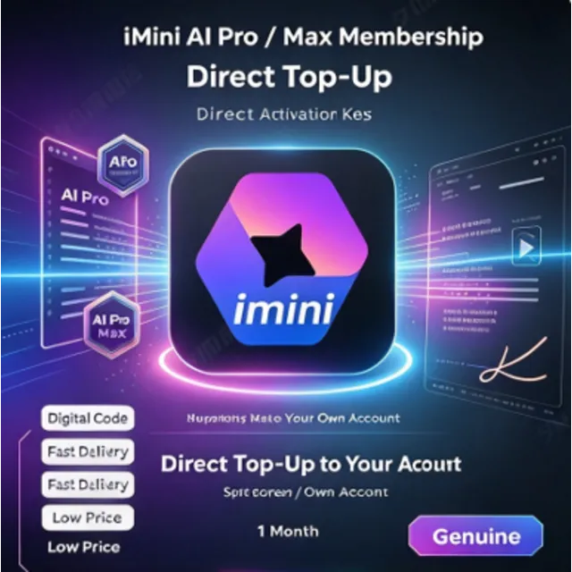 Пополнение счета iMini AI Pro / Max напрямую | 1 месяц | Прямое пополнение на ваш соб
