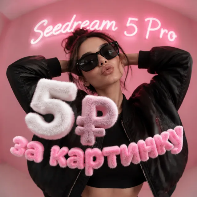 Seedream 5 Pro · 5 ₽ за картинку