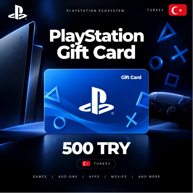 [АВТОВЫДАЧА] Подарочная карта Playstation (Турция) 500 TRY