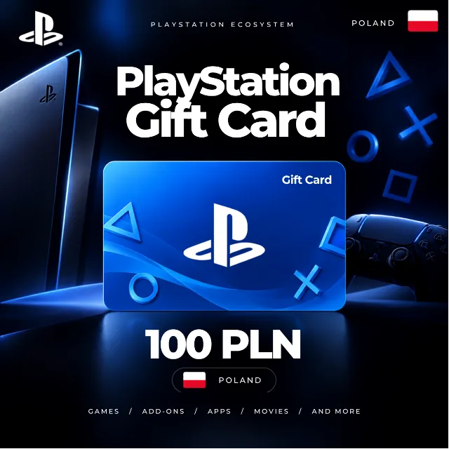 [АВТОВЫДАЧА] Подарочная карта Playstation (Польша) 100 PLN