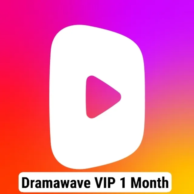 Dramawave VIP на вашем аккаунте, 1 месяц
