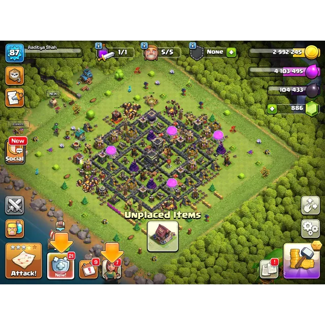 TH 9 Clash of Clans Аккаунт Продается