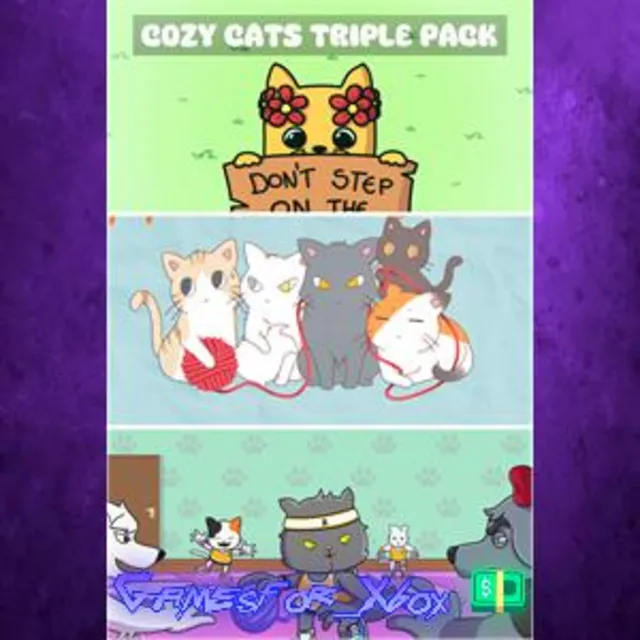 ☀️Cozy Cats Triple Pack XBOX