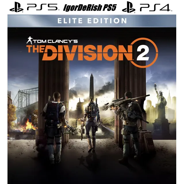 🟦 Tom Clancy’s The Division 2 – Elite Edition (Playstation PS4 PS5) ИГРА НА АКАУНТ
