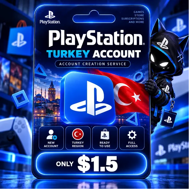 Аккаунт PlayStation Турция - новый аккаунт PSN для вас | Полный доступ | 24/7