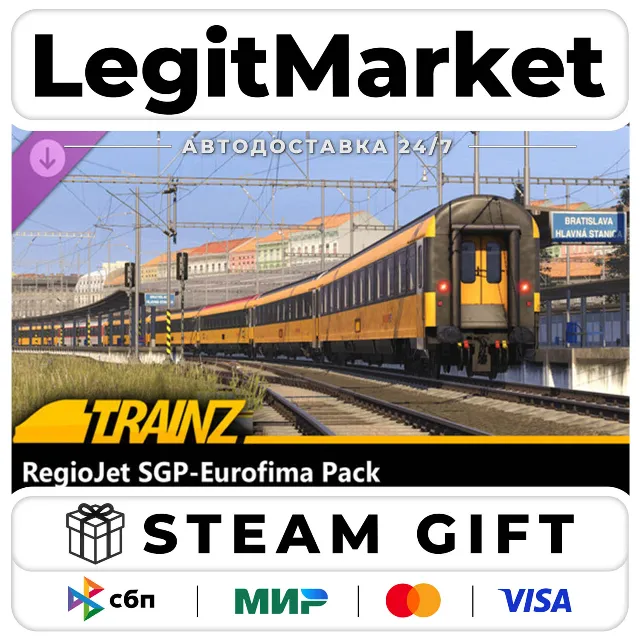 DLC Trainz 2019 DLC - RegioJet SGP-Eurofima Pack / Steam АВТО / РУ + МИР