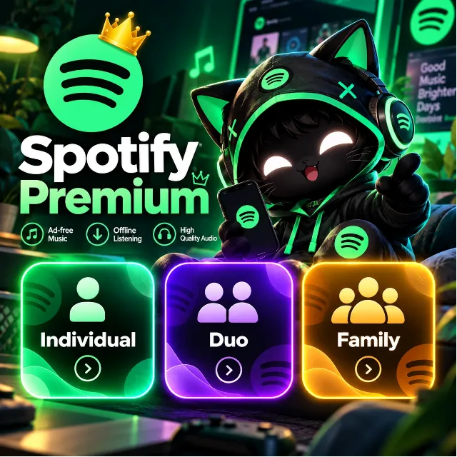 Spotify Premium 1 месяц - Individual / Duo / Family | Активация на вашем аккаунте