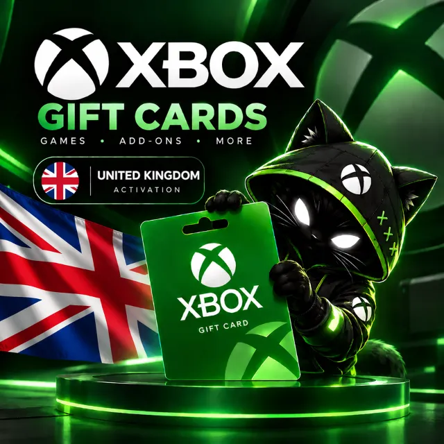 Подарочная карта Xbox Великобритания - от 5 до 100 GBP | Xbox Live ключ
