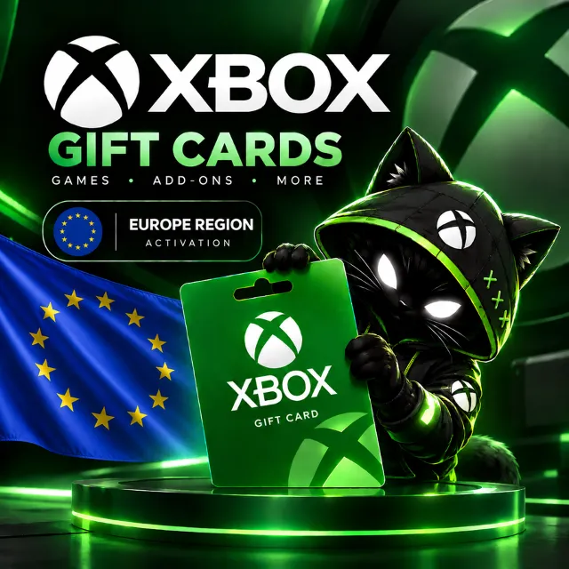 Подарочная карта Xbox Европа - от 5 до 100 EUR | Xbox Live ключ