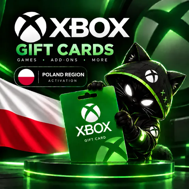 Подарочная карта Xbox Польша - от 20 до 200 PLN | Xbox Live ключ