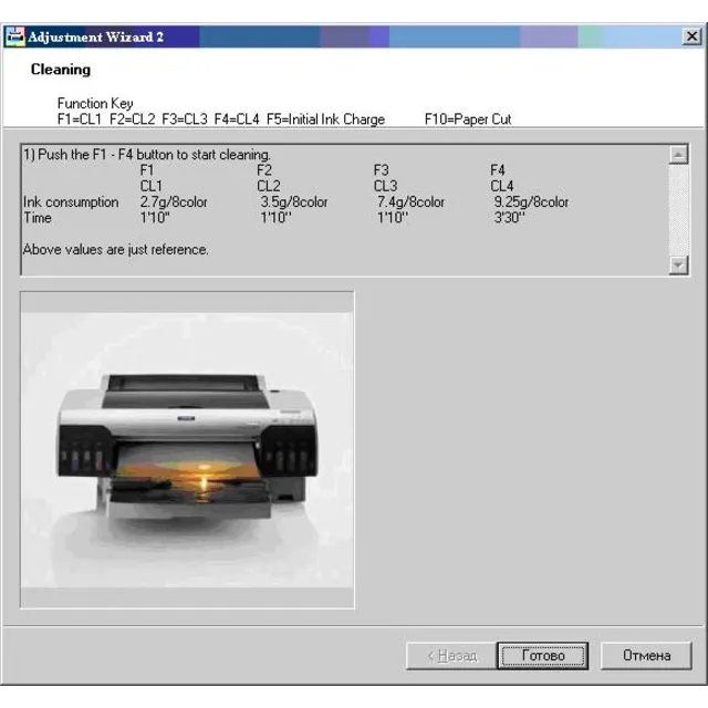 adjustment wizard 2 Epson Stylus Pro4400-4800