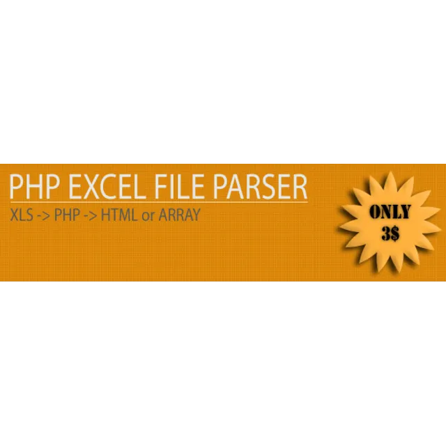 PHP EXCEL FILE PARSER
