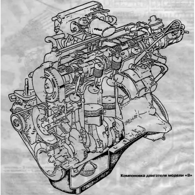 Руководство двигатель В3, В5, В6, Mazda-323, 85-89 г.в